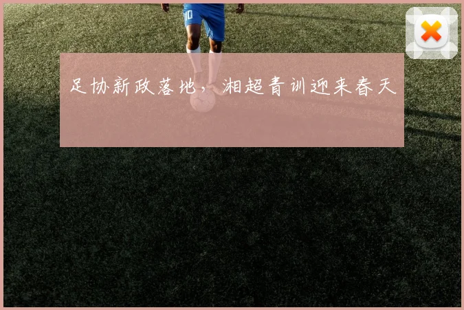 足协新政落地，湘超青训迎来春天